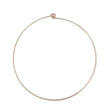 Round Silver Hasli Necklace