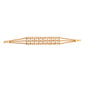 Aura Polki Silver Flexible Bracelet