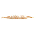 Aura Polki Silver Flexible Bracelet