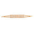 Aura Polki Silver Flexible Bracelet