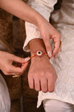 Floral Silver Rakhi