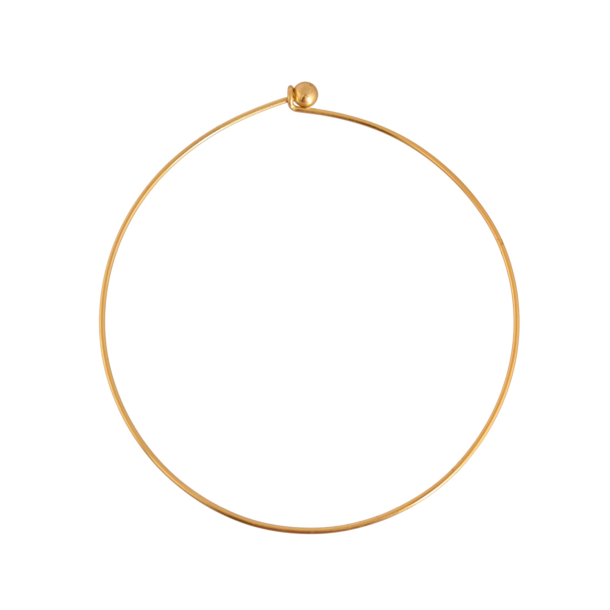 Gold Plated Silver Hasli Necklace