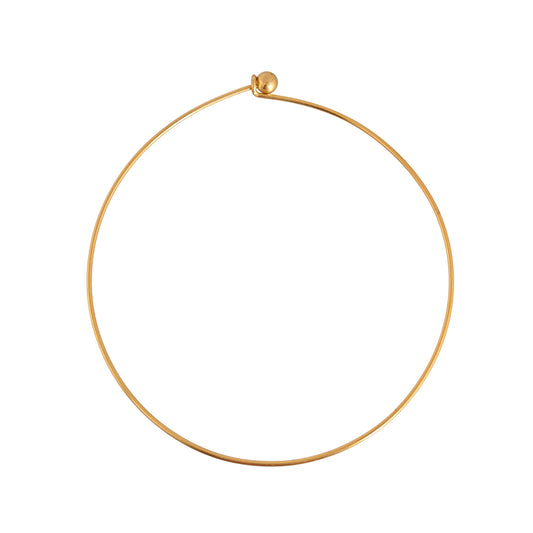 Gold Plated Silver Hasli Necklace