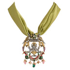 Lopa Fusion Motifs Silver Pendant Set