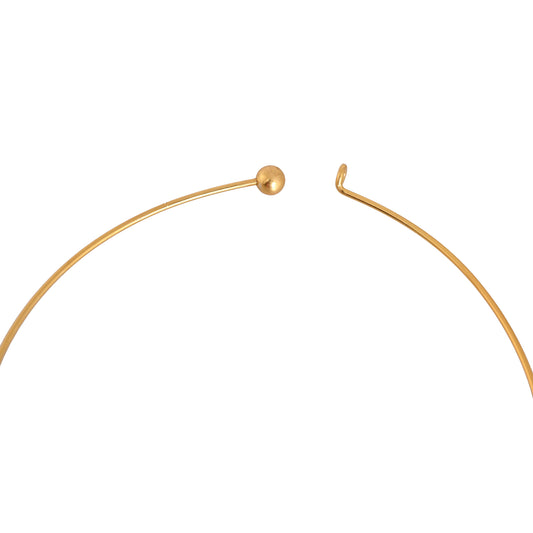 Gold Plated Silver Hasli Necklace