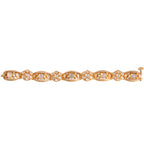 Noor Polki Silver Flexible Bangle