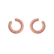 Orbit Enamelled Silver Hoops