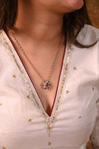 Lotus Silver Rakhi