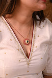 Floral Silver Rakhi