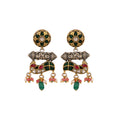 Lopa Fusion Motifs Silver Earrings