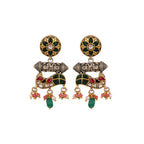 Lopa Fusion Motifs Silver Pendant Set