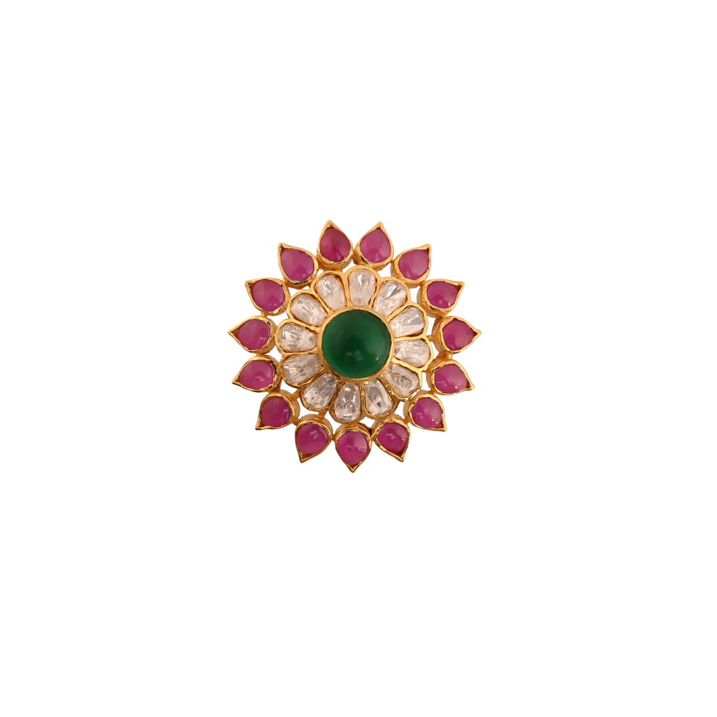 Floral Silver Rakhi