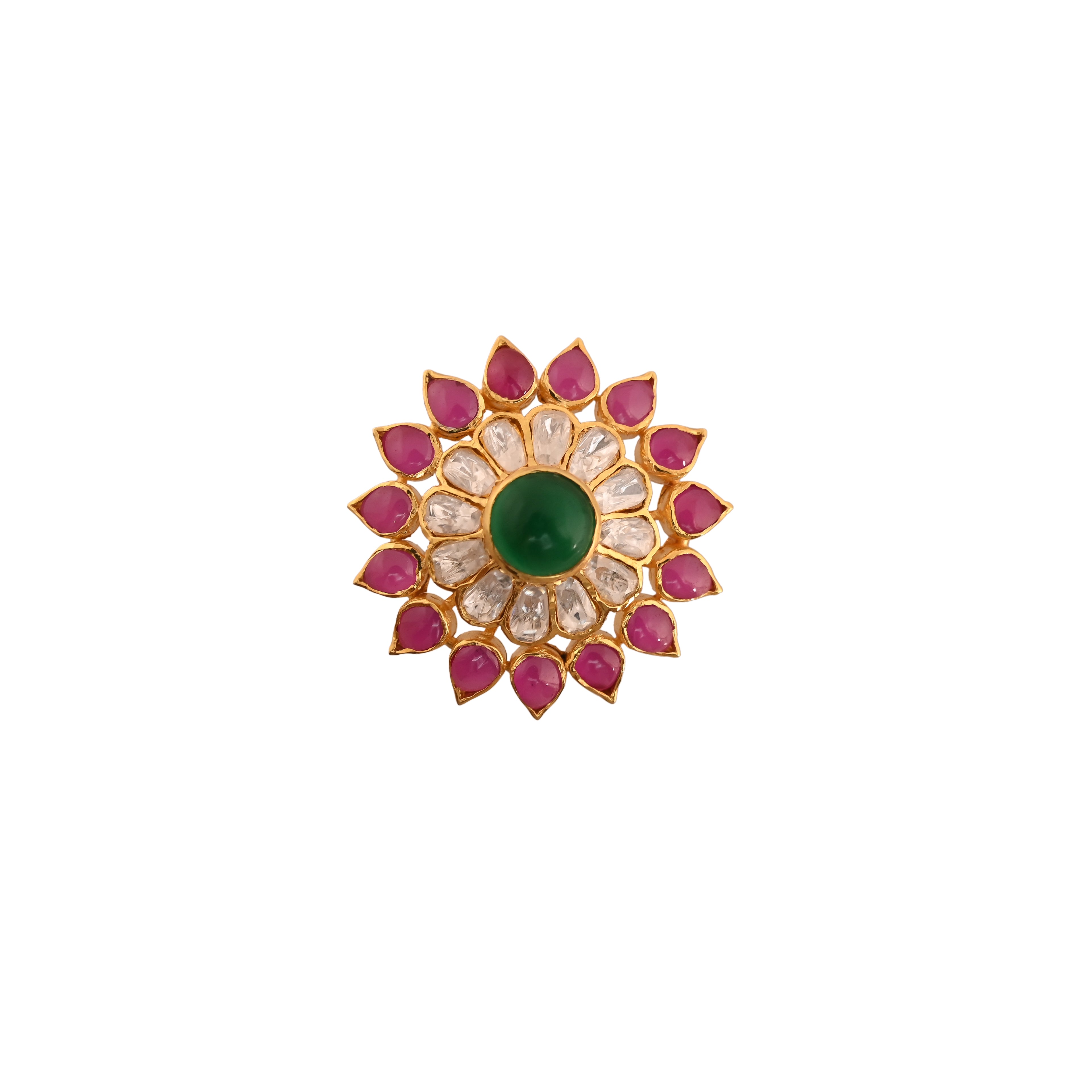 Floral Silver Rakhi