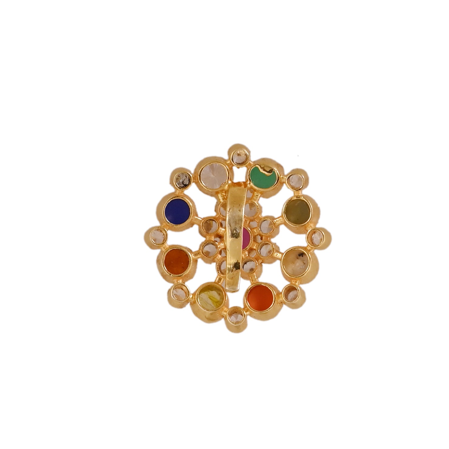 Navratna Silver Rakhi
