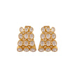 Aura Polki Silver Bali Earrings