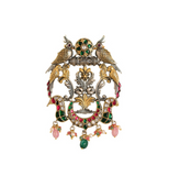 Lopa Fusion Motifs Silver Pendant