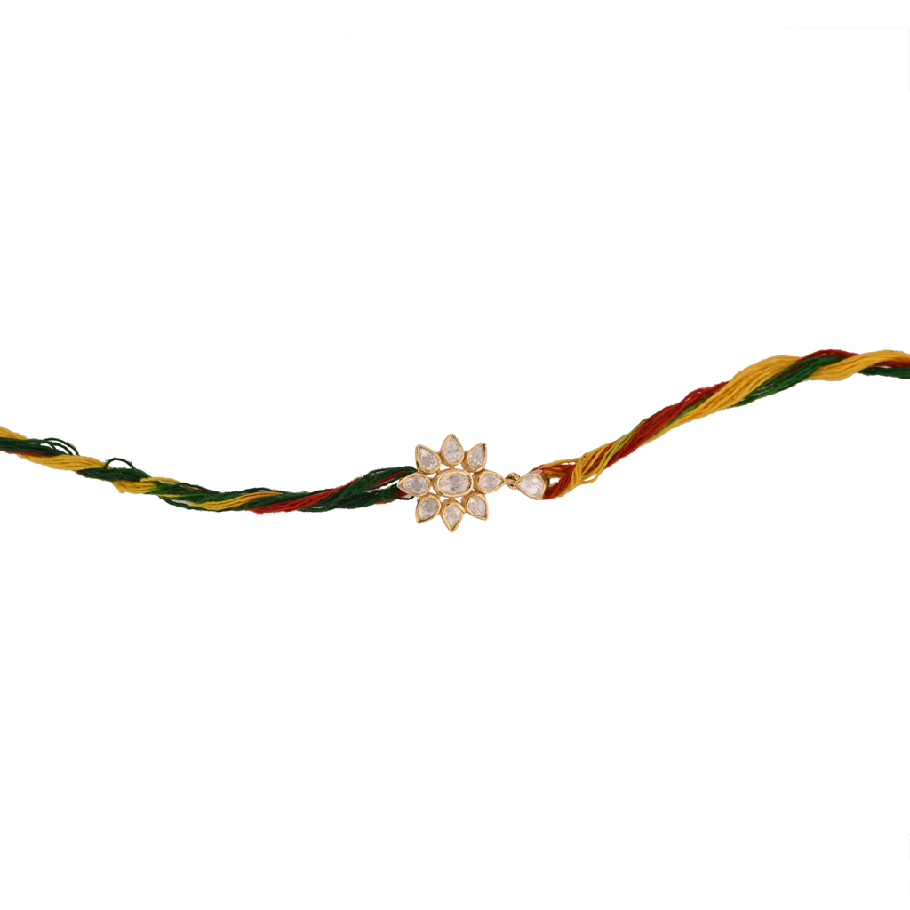 Noor Silver Couple Rakhi