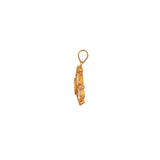 Noor Asymmetric Polki Silver Pendant
