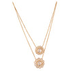 Noor Bloom Polki Layered Silver Necklace (2 Strings)