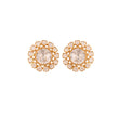 Noor Bloom Polki Silver Earrings