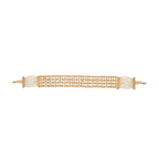 Aura Polki & Pearl Silver Convertible Choker-Bracelet
