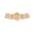 Noor Polki & Pearl Silver Convertible Choker-Bracelet