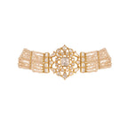 Noor Polki & Pearl Silver Convertible Choker-Bracelet