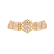 Noor Polki & Pearl Silver Convertible Choker-Bracelet