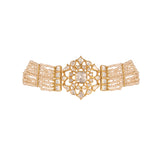 Noor Polki & Pearl Silver Convertible Choker-Bracelet