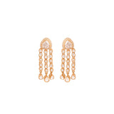 Polki Waterfall Drop Earrings