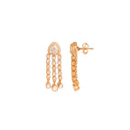 Polki Waterfall Drop Earrings