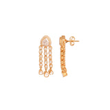 Polki Waterfall Drop Earrings