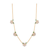 Diamond & Silver Chain Necklace