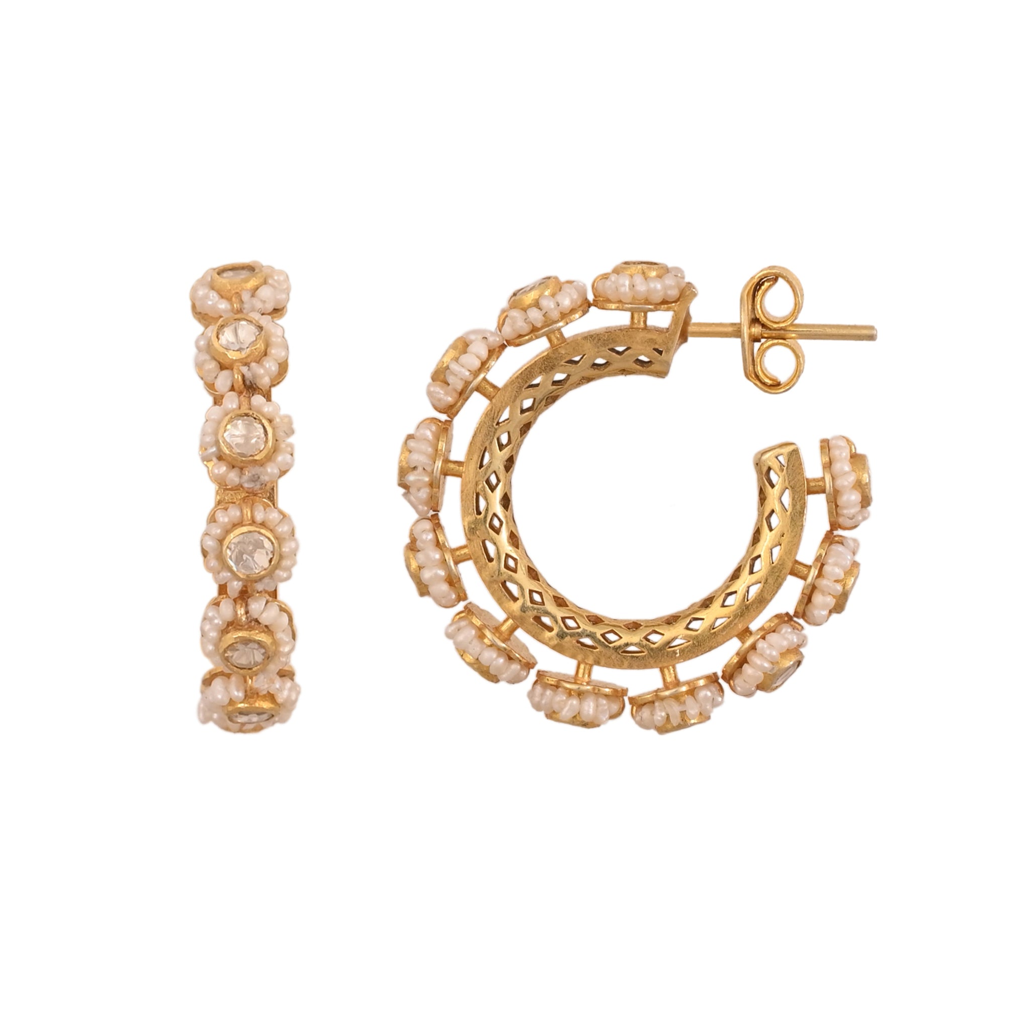 Mehr 92.5 Silver Bali Hoops