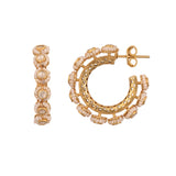 Mehr 92.5 Silver Bali Hoops