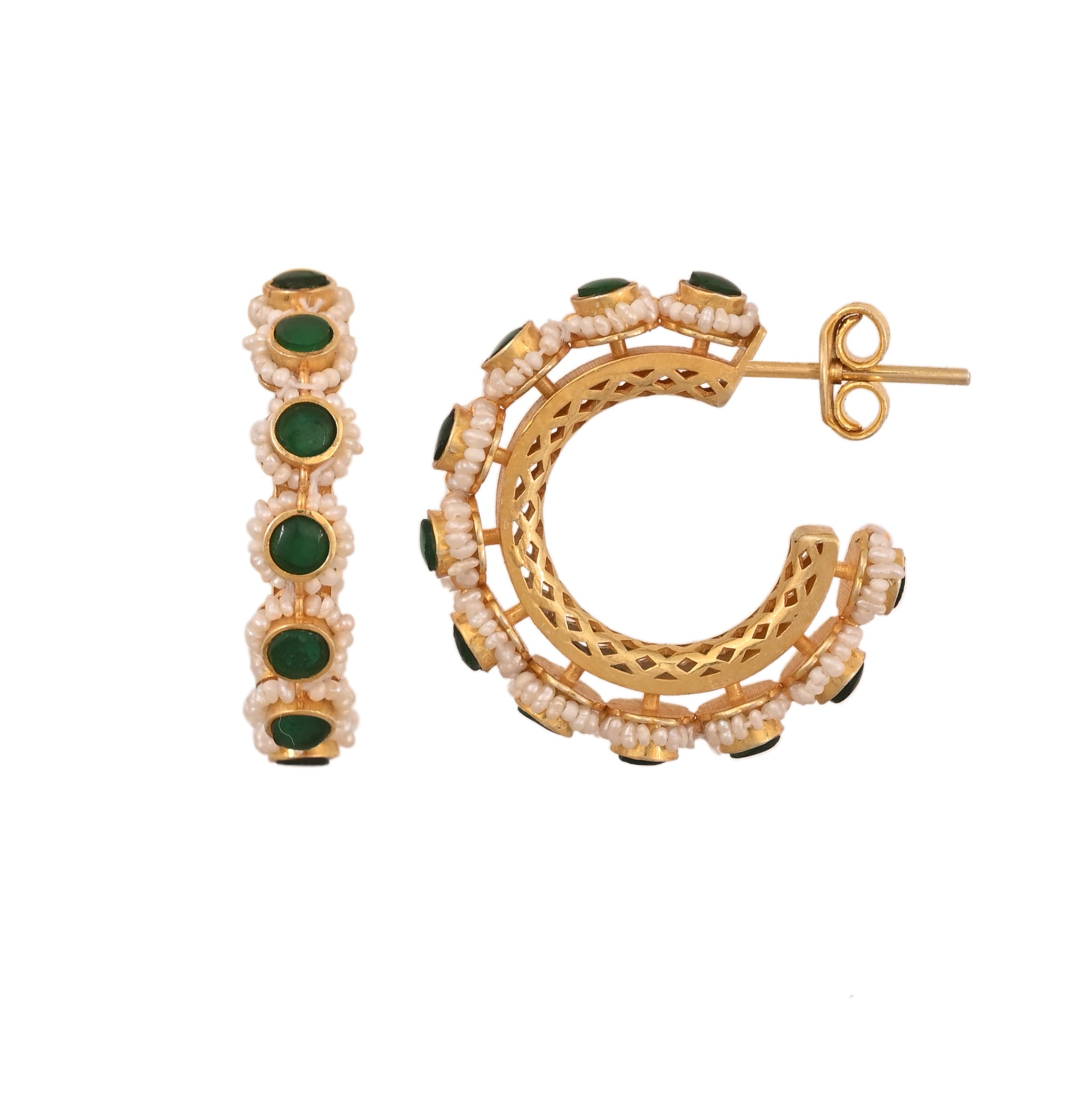 Mehr 92.5 Silver Bali Hoops