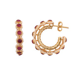 Mehr 92.5 Silver Bali Hoops