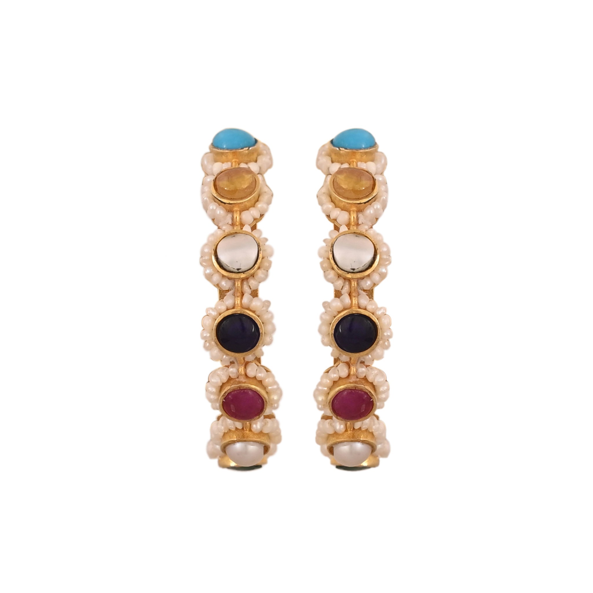 Mehr 92.5 Silver Bali Hoops