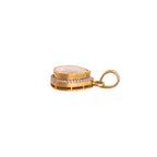 Noor Polki Drop Silver Pendant - Small