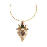 Lopa Fusion Bird Motifs Silver Pendant