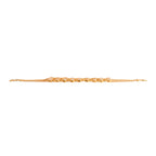 Aura Polki Silver Flexible Bracelet
